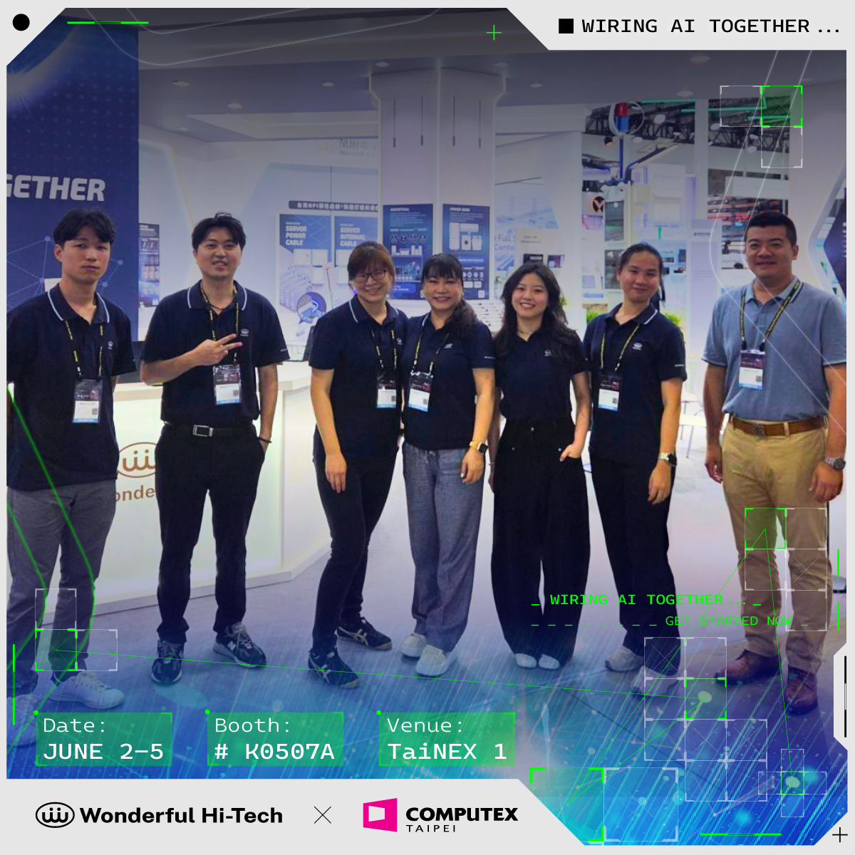 Wonderful hi-tech at booth k0507a in Computex